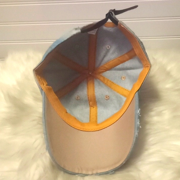 Cross Bling 💎 Denim Baseball Cap - Picture 8 of 12